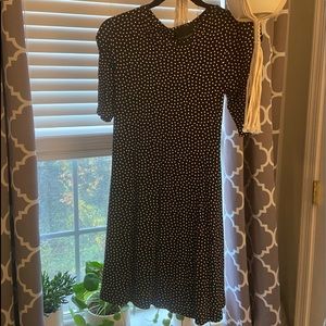 Never Worn Polka dot shortsleeved dress